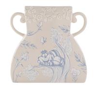 Disney - Alice au pays des merveilles - Grand vase en céramique blanc - Motif chat du Cheshire et roses - Décoration et articles ménagers pour les amateurs de cinéma, chambre, cuisine, salle de bain