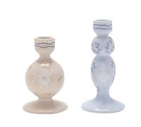 Disney - Alice au pays des merveilles - Lot de 2 bougeoirs coniques - Motif chat du Cheshire et roses - Décoration et articles ménagers pour les amateurs de cinéma, chambre, cuisine, salle de bain et