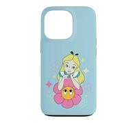 Disney Alice in Wonderland Afternoon Flowers Retro Color Coque pour iPhone 13 Pro