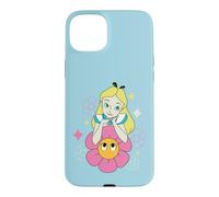 Disney Alice in Wonderland Afternoon Flowers Retro Color Coque pour iPhone 15 Plus
