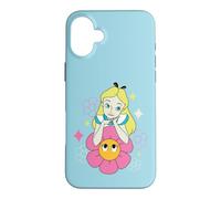Disney Alice in Wonderland Afternoon Flowers Retro Color Coque pour iPhone 16 Plus
