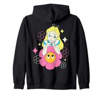 Disney Alice in Wonderland Afternoon Flowers Retro Color Sweat à Capuche