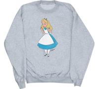 Disney - "Alice In Wonderland Alice" Sweat-shirt pour homme BI7548 (S) (Gris)
