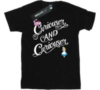 Disney - "Alice In Wonderland Curiouser" T-shirt pour homme BI9921 (XL) (Noir)