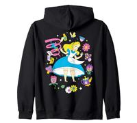 Disney Alice in Wonderland Down the Rabbit Hole Collage Sweat à Capuche