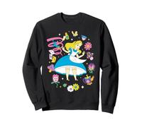 Disney Alice in Wonderland Down the Rabbit Hole Collage Sweatshirt