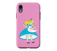 Disney Alice in Wonderland Down the Rabbit Hole Retro Colors Coque pour iPhone XR