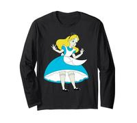 Disney Alice in Wonderland Down the Rabbit Hole Retro Colors Manche Longue
