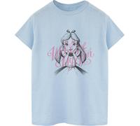 Disney - "Alice In Wonderland In A World Of My Own" T-shirt pour homme BI10348 (XL) (Bleu bébé)
