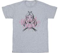 Disney - "Alice In Wonderland In A World Of My Own" T-shirt pour homme BI10348 (XL) (Gris)