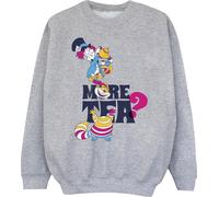 Disney - "Alice In Wonderland More Tea" Sweatshirt für Jungen BI5379 (140-146) (Grau)