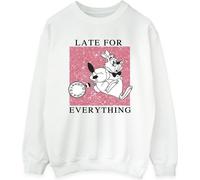Disney - "Alice in Wonderland" Sweat-shirt pour femme BI5687 (M) (Blanc)