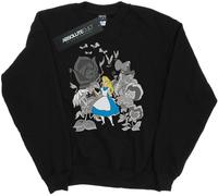 Disney - "Alice in Wonderland" Sweat-shirt pour homme BI7505 (3XL) (Noir)