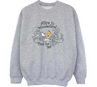 Disney - "Alice In Wonderland Time For Tea" Sweatshirt für Jungen BI50821 (152-158) (Grau)