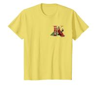 Disney Alphabet Monogram Llama Letter K for Kuzco T-Shirt, Enfant, Citron, 12 ans