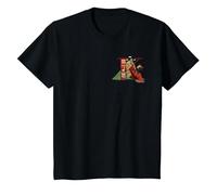 Disney Alphabet Monogram Llama Letter K for Kuzco T-Shirt, Enfant, Noir, 3 ans