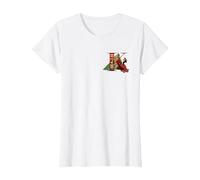 Disney Alphabet Monogram Llama Letter K for Kuzco T-Shirt, Femme, Blanc, 3XL