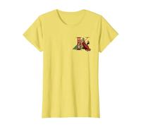 Disney Alphabet Monogram Llama Letter K for Kuzco T-Shirt, Femme, Citron, XL