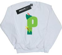 Disney - "Alphabet P Is For Peter Pan" Sweat-shirt pour femme BI32476 (S) (Blanc)