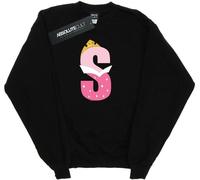 Disney - "Alphabet S Is For Sleeping Beauty" Sweat-shirt pour filles BI32261 (128) (Noir)