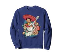 Disney and Pixar’s Coco Miguel El Mariachi Sweatshirt, Unisexe pour Adultes, Bleu Marine, XXL