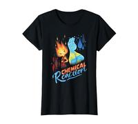Disney and Pixar’s Elemental Chemical Reaction Ember & Wade T-Shirt, Femme, Noir, S