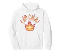 Disney and Pixar’s Elemental Ember Lumen I Am Calm! Sweat à Capuche, Unisexe pour Adultes, Blanc, XL