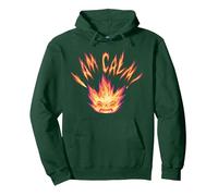 Disney and Pixar’s Elemental Ember Lumen I Am Calm! Sweat à Capuche, Unisexe pour Adultes, Vert Forêt, S