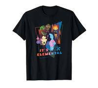 Disney and Pixar’s Elemental It’s Elemental Characters T-Shirt, Homme, Noir, 5XL