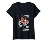 Disney and Pixar’s The Incredibles Edna Mode Fashion Logo T-Shirt avec Col en V
