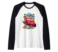 Disney and Pixar's Cars 20th Anniversary Lightning McQueen Manche Raglan