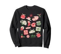Disney and Pixar's Cars Christmas Stamps Holiday Collage Sweatshirt