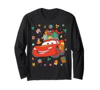 Disney and Pixar's Cars Lightning McQueen Christmas Collage Manche Longue