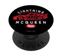Disney and Pixar's Cars Lightning McQueen Rust-Eze Logo PopSockets PopGrip Adhésif