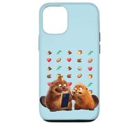 Disney and Pixar's Hoppers King George & Mabel Emoji Message Coque pour iPhone 12/12 Pro