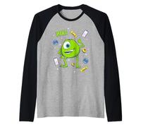 Disney and Pixar's Monsters, Inc. Mike Big Pose Collage Manche Raglan