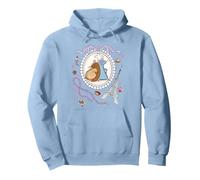 Disney and Pixar's Ratatouille Remy & Emile Coquette Style Sweat à Capuche, Unisexe pour Adultes, Bleu poudré, L