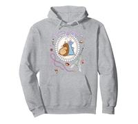 Disney and Pixar's Ratatouille Remy & Emile Coquette Style Sweat à Capuche, Unisexe pour Adultes, Gris Chiné, S