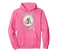 Disney and Pixar's Ratatouille Remy & Emile Coquette Style Sweat à Capuche, Unisexe pour Adultes, Rose Vif, L