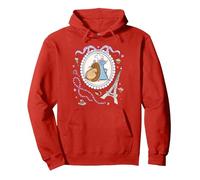 Disney and Pixar's Ratatouille Remy & Emile Coquette Style Sweat à Capuche, Unisexe pour Adultes, Rouge, L