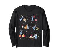 Disney and Pixar's Ratatouille Remy & Emile Food Collage Manche Longue