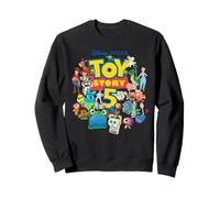 Disney and Pixar's Toy Story 5 Logo & Character Collage Sweatshirt