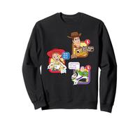 Disney and Pixar's Toy Story 5 Woody Jessie & Buzz Quotes Sweatshirt
