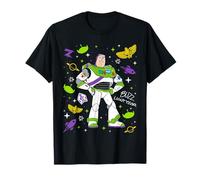 Disney and Pixar's Toy Story Buzz Lightyear Space Collage T-Shirt