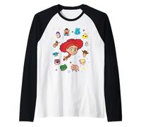 Disney and Pixar's Toy Story Jessie Big Face Collage Manche Raglan