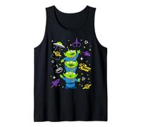 Disney and Pixar's Toy Story Pizza Planet Aliens Collage Débardeur