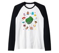 Disney and Pixar's Toy Story Rex Big Face Collage Manche Raglan