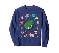 Disney and Pixar's Toy Story Rex Big Face Collage Sweatshirt