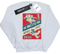 Disney - "And The Big Bad Wolf" Sweat-shirt pour garçon BI13119 (116) (Blanc)