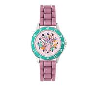 DISNEY Lilo and Stitch Ange LAS9014 Montre d'apprentissage de l'heure, rose, rose, Sangle